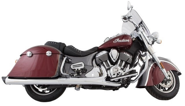 Tab Performance 4" Chrome B.A.M. Sticks Exhaust Pipes | Hard Bag - No Tips, No Baffles 211-1291-N-NB