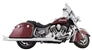 Tab Performance 4" Chrome B.A.M. Sticks Exhaust Pipes | Hard Bag - Black Slash Tips, Zombie Baffles 211-1291-B-Z