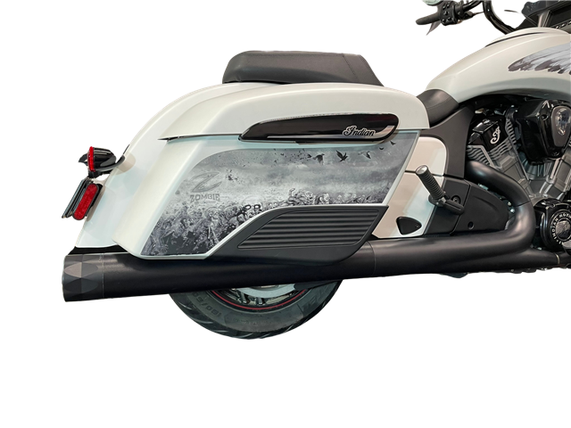 Tab Performance 4" Chrome B.A.M. Sticks Exhaust Pipes | Hard Bag - No Tips, No Baffles 211-1291-N-NB