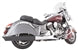 Tab Performance 4" Black B.A.M. Sticks Exhaust Pipes | Soft Bags - Black Straight Tips, Zombie Baffles 211-2290-B2-Z