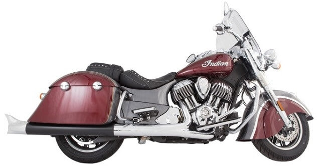 Tab Performance 4" Black B.A.M. Sticks Exhaust Pipes | Hard Bags - Black Slash Tips, Zombie Baffles 211-2291-B-Z