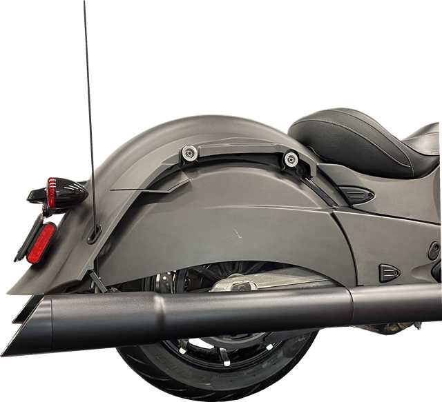 Tab Performance 4.5" Black B.A.M. Sticks Exhaust Pipes | Soft Bags - Black Slash Tips, 2.5" Louvered Baffles 211-2294-B-2.5