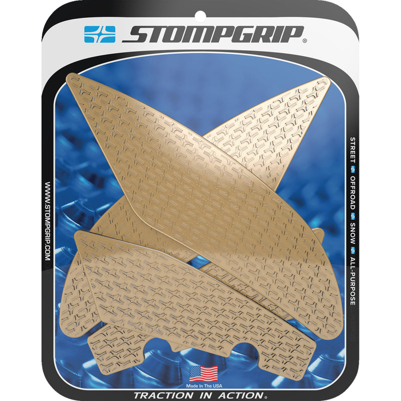 STOMPGRIP 4320-2782 55-14-0145C Icon Profile Traction Pad Tank Grips Traction Pad Tank Grips - Icon - Clear - YZF-R6