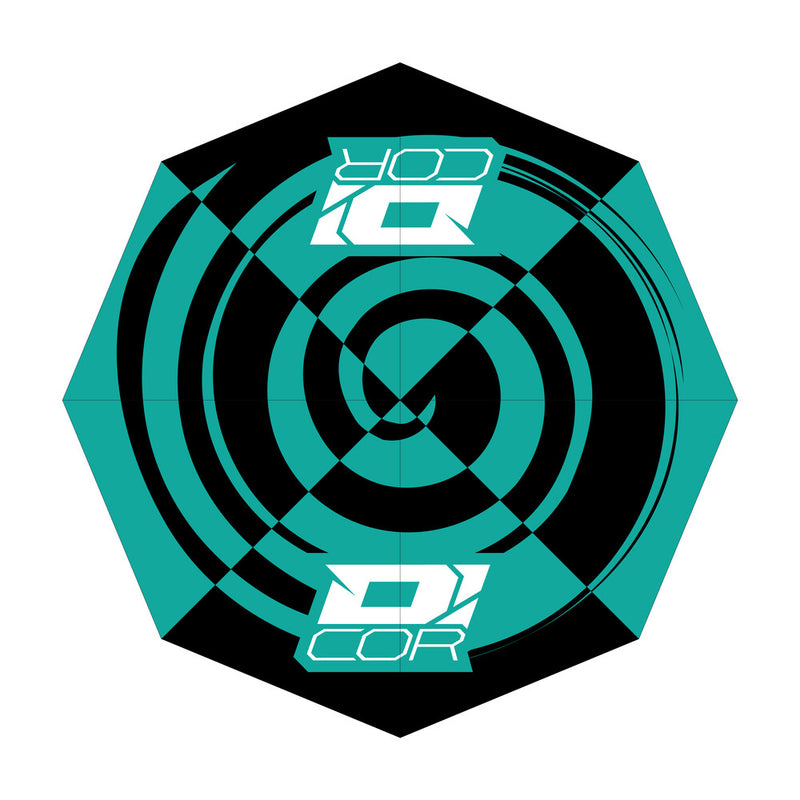D-cor 862-811091 81-109-1 D'COR UMBRELLA TEAL/BLACK