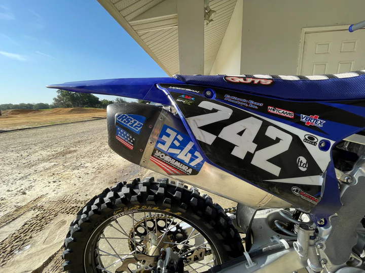 Yoshimura 961-9081 RS12-NB013 RS12 MUFFLER DECALS BLUE