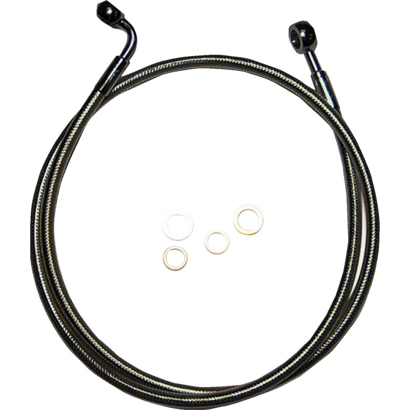 Magnum Shielding E-Z Align Series Brake Line - 46838SW For Harley Sportster 1200 Custom XL1200C / Softail Slim 2018-2021