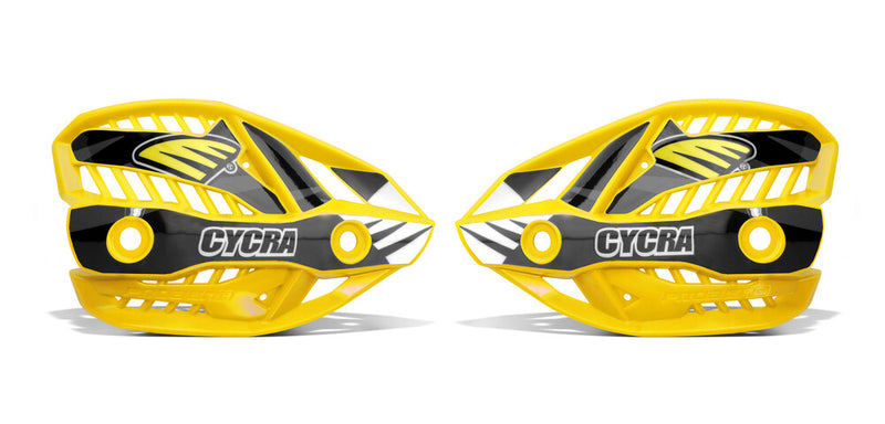 Cycra 714-1190 1CYC-1019-55 CRM HANDSHIELDS - NO COVER YELLOW