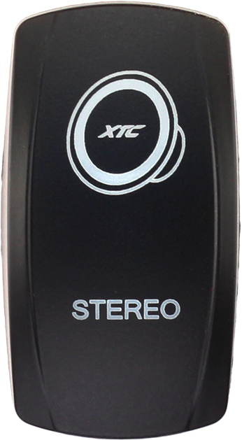 Xtc Power Products Dash Switch Rocker Face Stereo - SW00-00104020