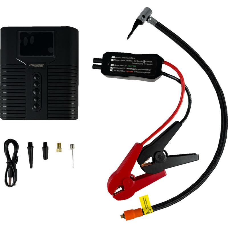 MOOSE OFFROAD 3807-0756 E25-6292 Jump Starter with Air Compressor Jump Starter w/Air Compressor