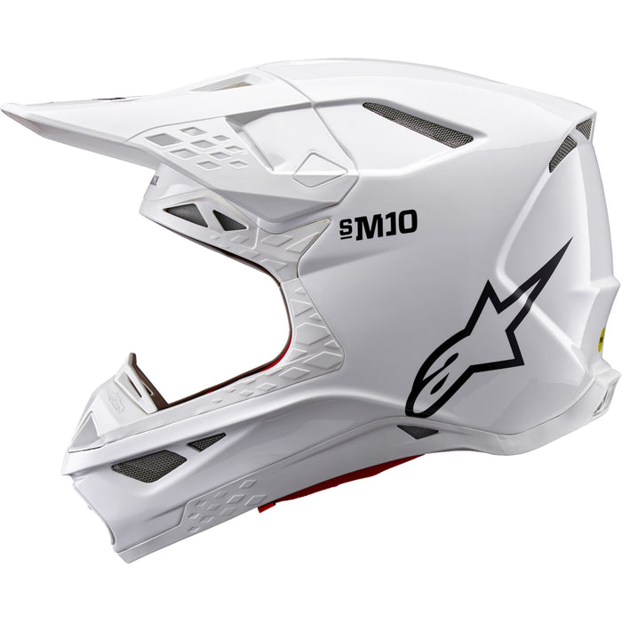 ALPINESTARS Supertech M10 Solid MIPS® Helmet - Gloss White