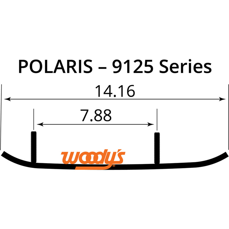 Woody's Extender Trail III Wear Bar - EPI3-9125 Polaris Snowmobiles 2002-2007