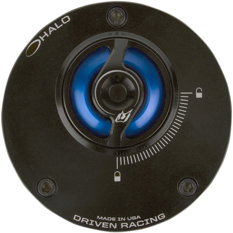 DRIVEN RACING 0703-0693 DHFC-BL Halo Fuel Cap Fuel Cap - Halo - Blue
