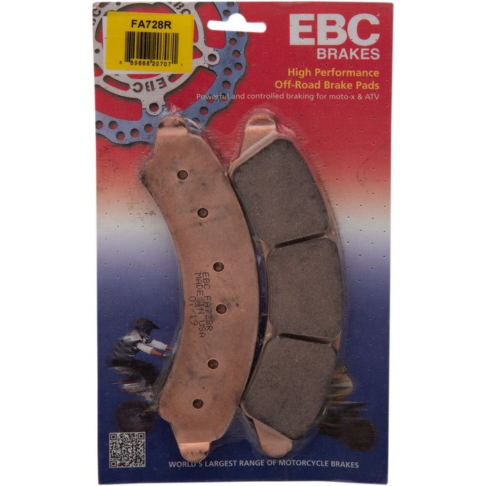 EBC 1721-2923 FA728R Long-Life Sintered "R" Brake Pads Sintered "R" Brake Pads