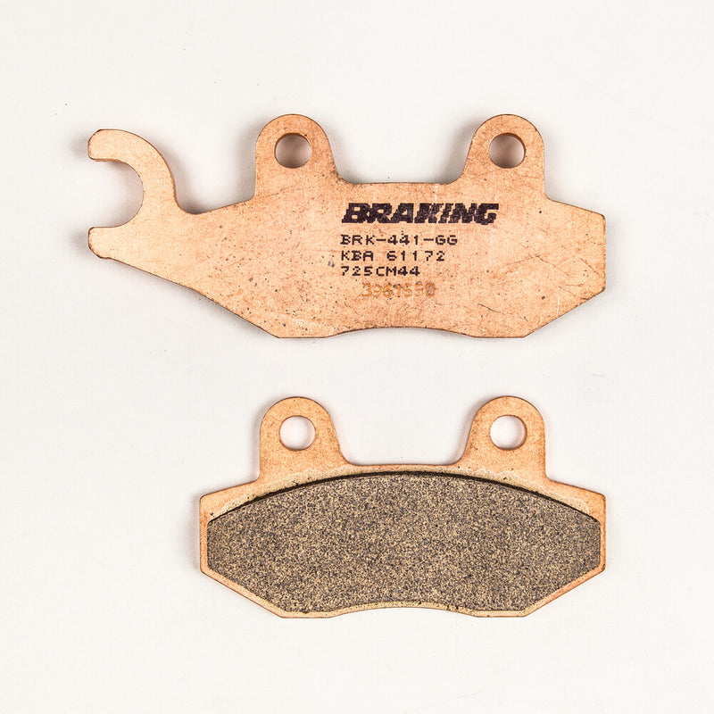 Braking Brake PAD SET Sintered Sport - 725CM44 For Suzuki 400 Burgman / 450 QuadRacer 2006-2014 | Honda ATV/UTV Models 2004