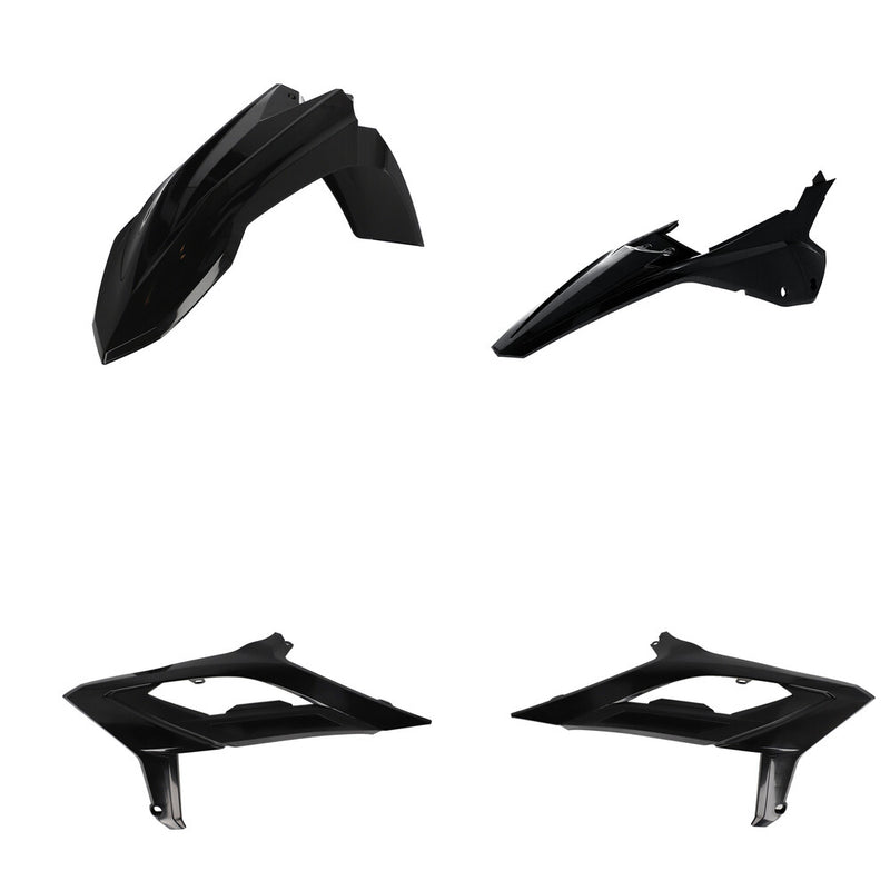 Acerbis Plastic Kit Beta Black - 2979460001 Beta Dirt Bikes 2023-2024