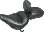 Mustang Motorcycle 79330 Mustang 18-21 Harley Heritage Classic Standard Deluxe Touring Solo Seat W/driver Backrest - Black - Photo - Primary