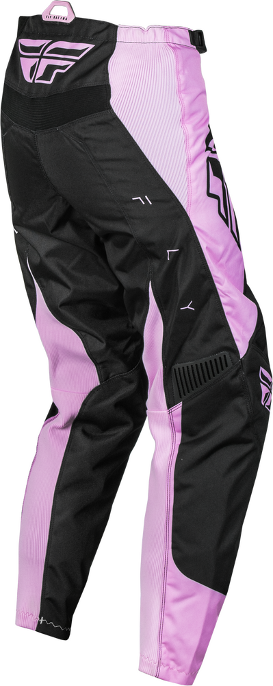 Fly Racing 377-83103 377-83103 WOMEN'S F-16 PANTS BLACK/LAVENDER SZ 03/04