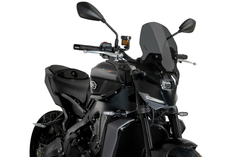 Puig Hi-tech Parts 561-22078D 22078F WINDSCREEN NAKED NEW GEN TOURING DARK SMOKE YAM