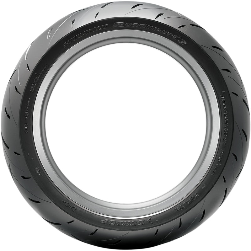 DUNLOP 0302-1345 45238670 Roadsport 2 Tire Tire - Roadsport 2 - Rear - 190/55ZR17 - (75W)