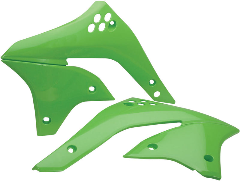 Acerbis Radiator Shrouds Green - 2043750006 Kawasaki KX 450 2006-2008