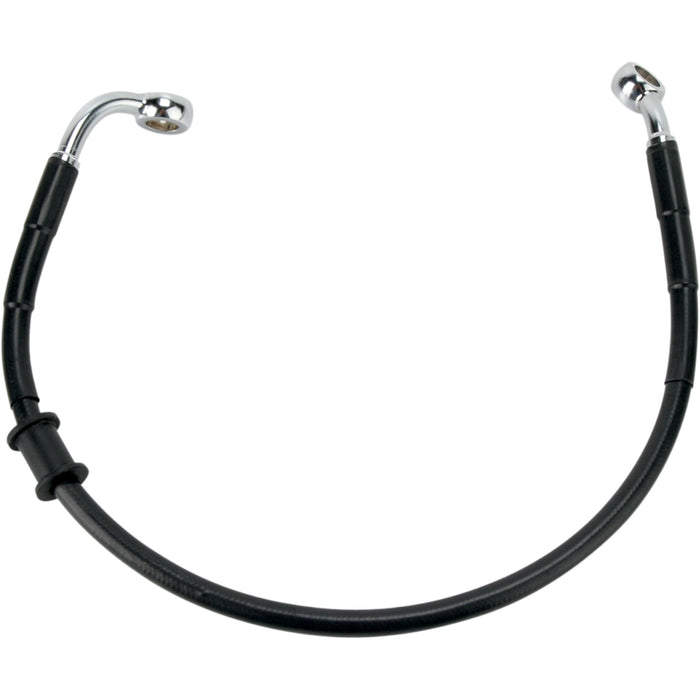 DRAG SPECIALTIES 1741-2925 Stainless Steel Brake Line Kit Brake Line - Rear - Black
