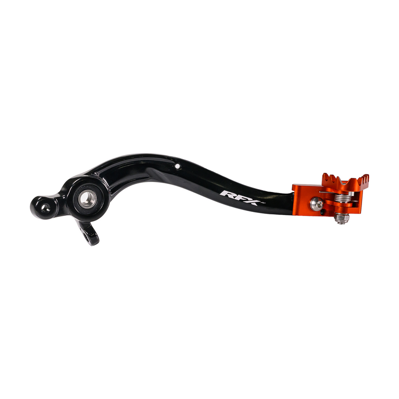 RFX Rear Brake Pedal Orange Folding-TIP - FXRB 50600 99OR KTM Dirt Bikes 2017-2023