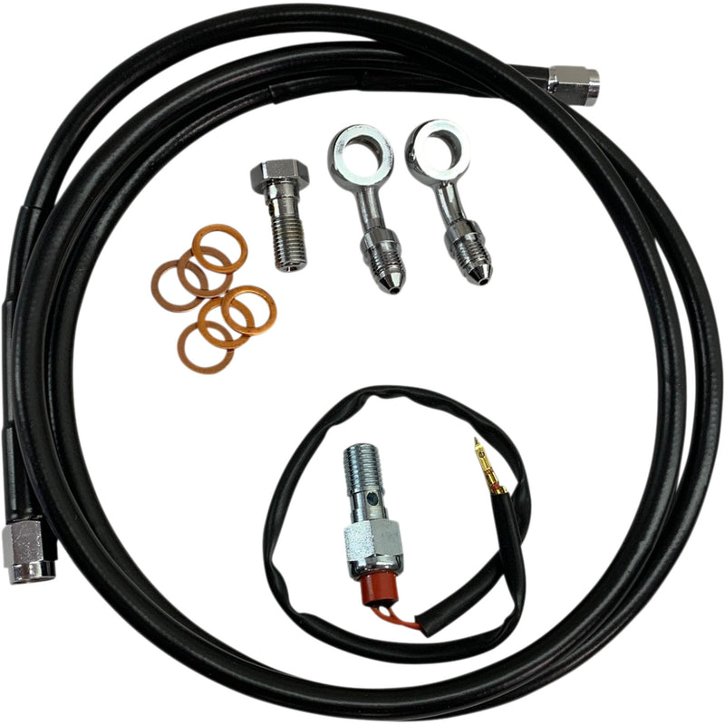 Hawg Halters Brake Line - BHK-040-B For Harley Softail 2018-2021