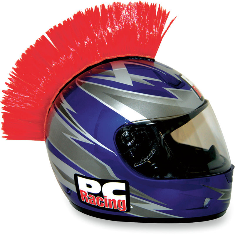 PC RACING 0136-0012 PCHMRED Helmet Mohawk red