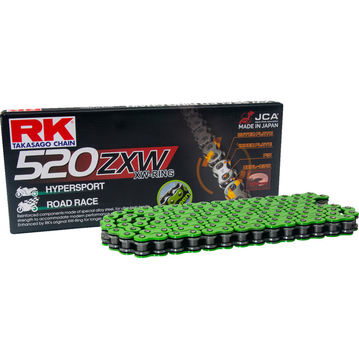RK 1223-1910 MM520ZXW-150 520 ZXW Drive Chain 520 ZXW - Drive Chain - 150 Links - Green