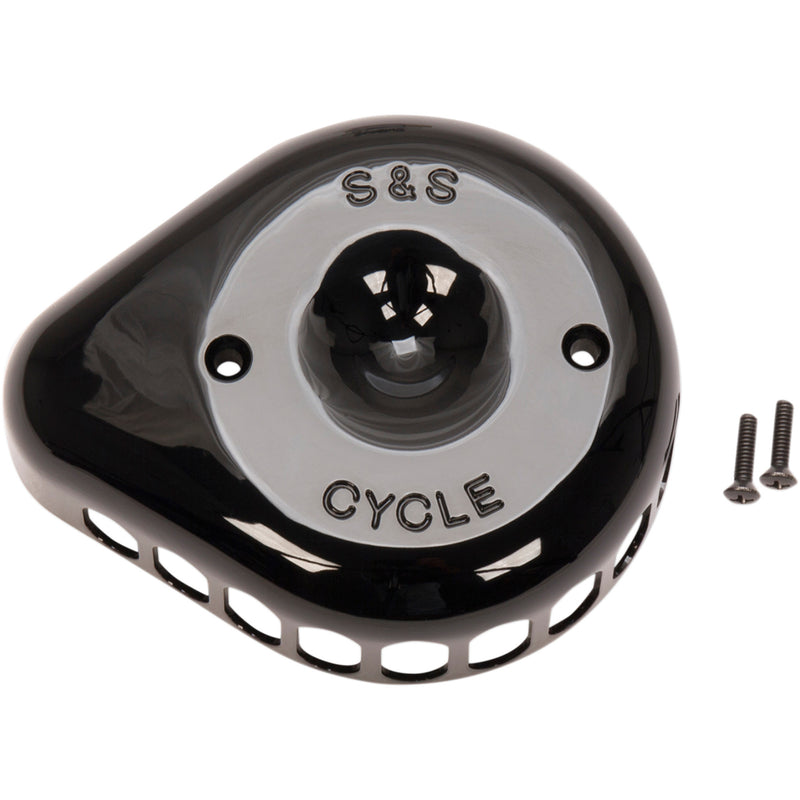 S&S CYCLE 1014-0273 170-0366 Stealth Air Cleaner Cover - Mini Teardrop - Black