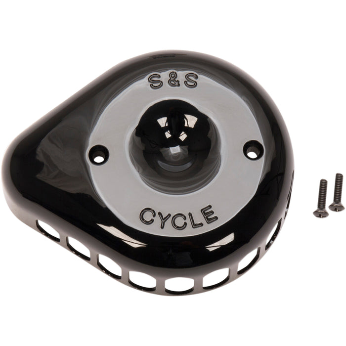 S&S CYCLE 1014-0273 170-0366 Stealth Air Cleaner Cover - Mini Teardrop - Black