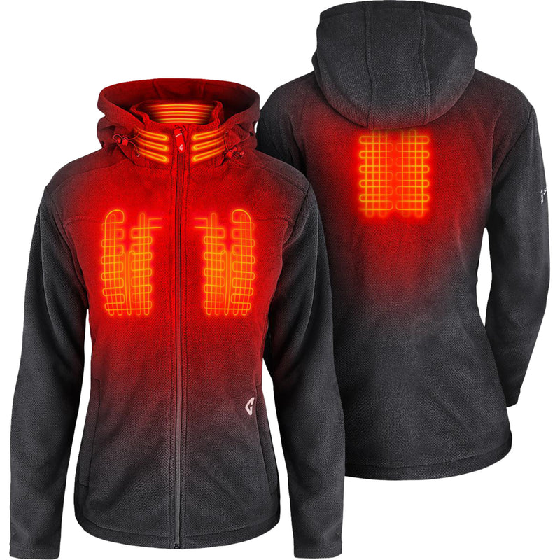 GERBING HEATED CLOTHING Women's 7V Thermite Fleece Jacket 2.0 Gray