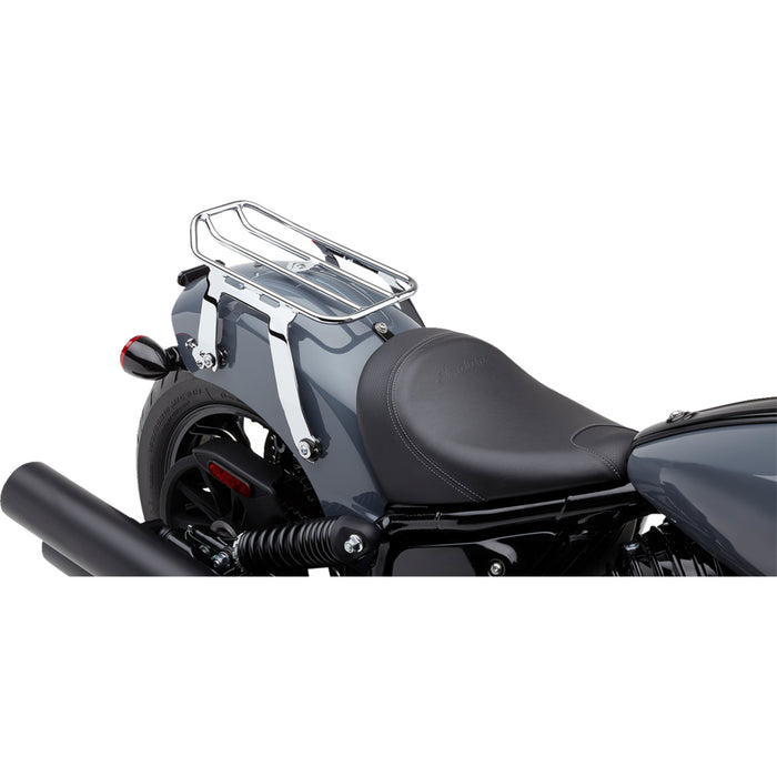 COBRA 1510-1017 502-2512 Big Ass® Detachable Solo Luggage Rack Solo Luggage Rack - Chrome - Chieftain
