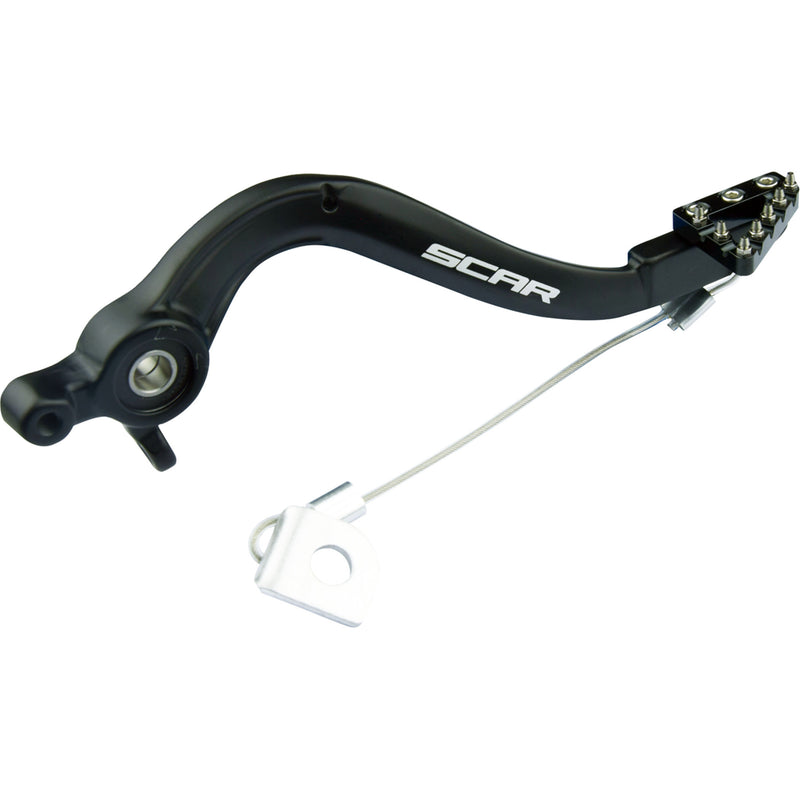 Scar Brake Pedal - RBP502BK For Gas Gas 85 / 85 Big Wheel 19/16 / 85 17/14 / 85 19/16 2021-2026 | Husqvarna TC 85 2018-2026 | KTM SX 85 2018-2026