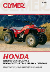 Clymer Repair Manual Honda TRX300 - CM3463 Honda FourTrax 1988-2000