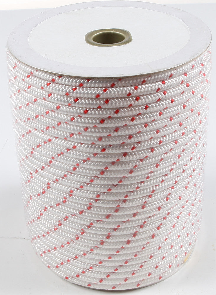 Sp1 12-3162P 05-208-03 NYLON STARTER ROPE POLYESTER WHITE/RED 3/16"X250'