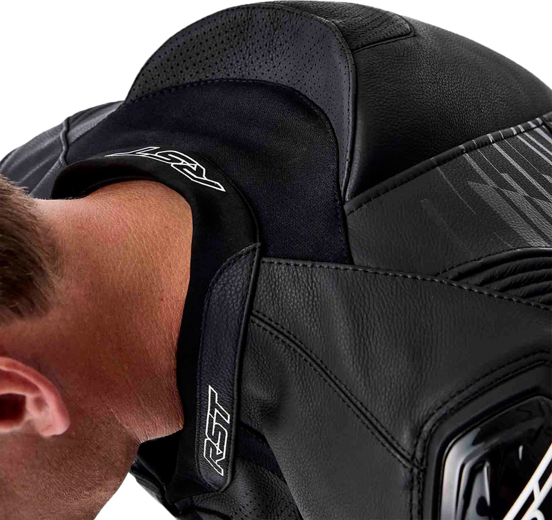 Rst 556-3635146 103635WHI-46 TRACTECH EVO D3O JACKET BLK/WHI LEATHER XL