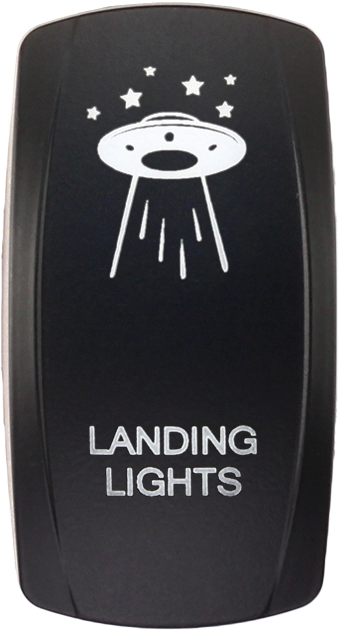 Xtc Power Products Dash Switch Rocker Face Landing Lights - SW00-00140044