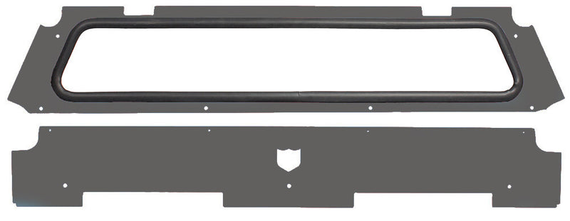 Pro Armor Rear Windshield Stealth Grey - P141W461SG Polaris RZR 2014-2022