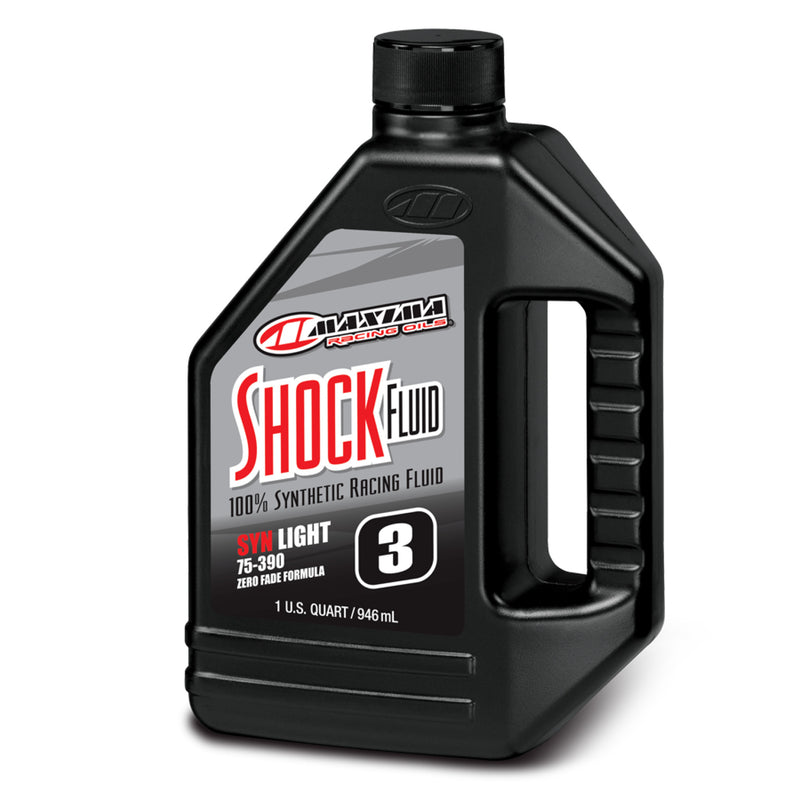 MAXIMA RACING OIL 3608-0014 50-57901 Synthetic RSF Light Shock Fluid Synthetic Shock Oil - 3wt - 1 U.S. quart