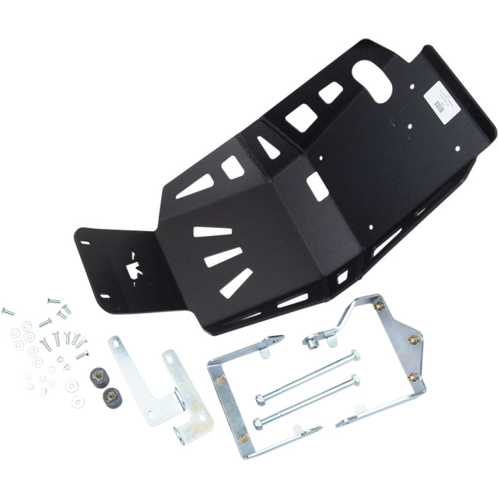 MOOSE OFFROAD 0506-1257 319-BLK Aluminum Skid Plate — Skid Plate Skid Plate - Black - Kawasaki - Versys-X 300