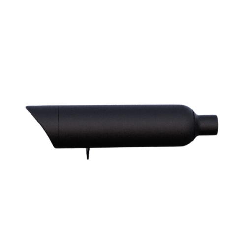 Tab Performance 2025 Indian Scout 2-1 Slip-On Muffler | Black - Black Slash Tips, Zombie Baffles 221-2295-B-Z
