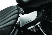 Kuryakyn 5789 Saddle Shields Heat Deflectors 18-Up Softail Models Smoke - User 1