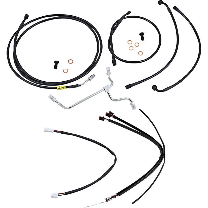 Burly Brand Complete Cable Kit - B30-1237 For Harley Touring 2017-2020