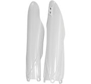 Acerbis 2171840002 10-24 Yamaha YZ125-250-450/ FX/ X/ F Lower Fork Cover Set - White - Photo - Primary