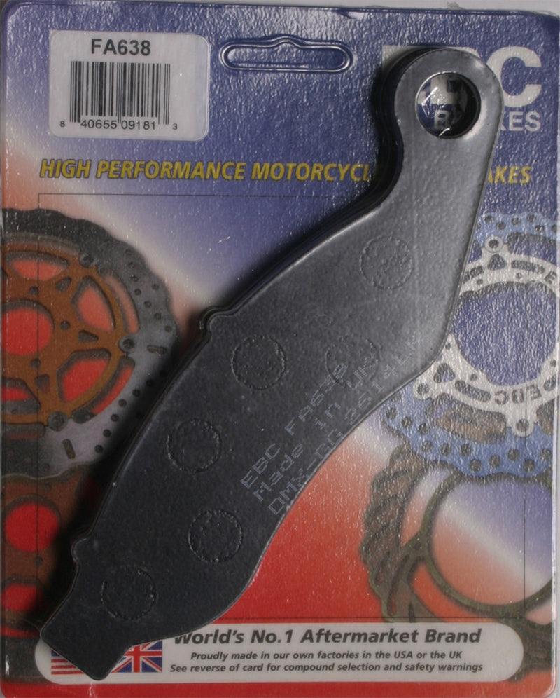EBC Brake Pads Organic - FA638 For Harley Touring 2014-2018