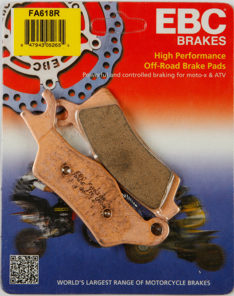 EBC Brake Pads Sintered R Series - FA618R Can-Am Outlander / Renegade 2012-2015