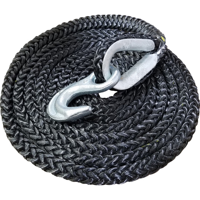 KFI PRODUCTS 4505-1058 101121-R Tiger Tail Rope Replacement Rope - Tiger Tail - Black