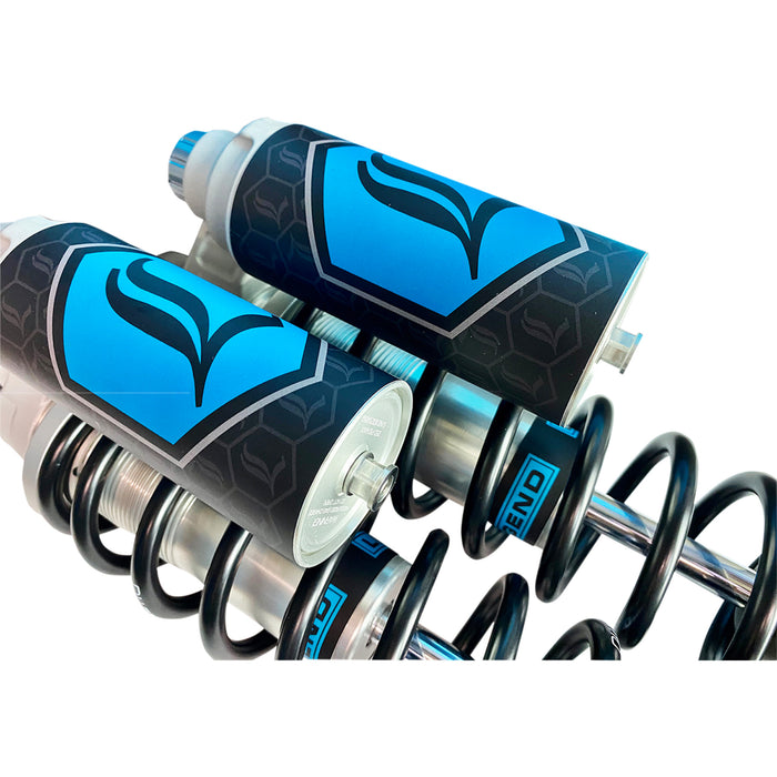 LEGEND SUSPENSION 1310-1947 1310-1947 Legend REVO ARC Piggyback Coil Suspension for FXR Models - REVO ARC Piggyback Shocks - Heavy Duty - Clear - 13" - '84-'00 FXR