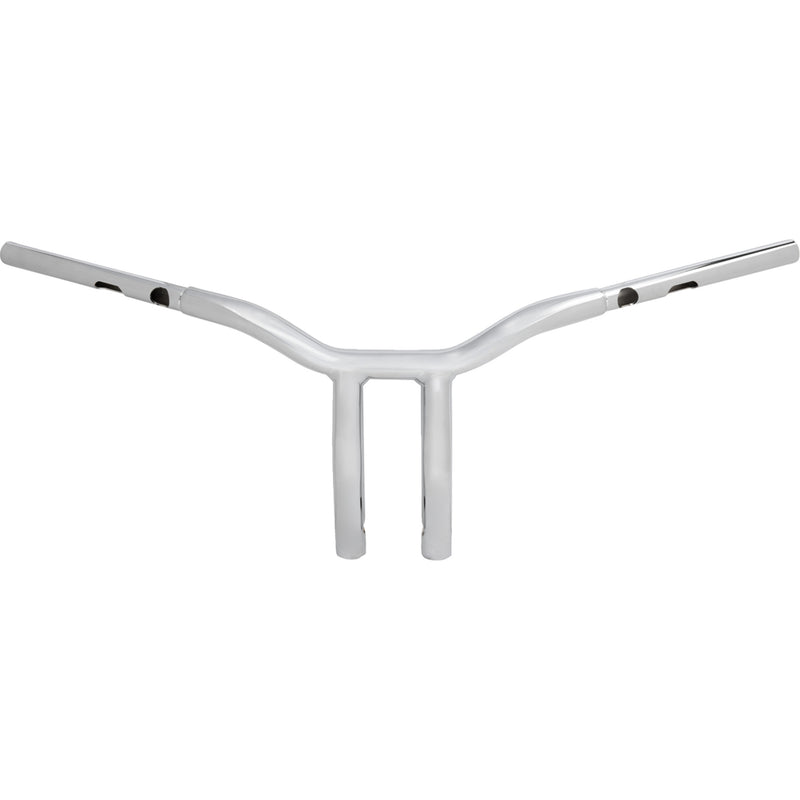 LA Choppers One-Piece Kage Fighter Handlebar Pullback 10" X 1-1/4" Chrome - LA-7369-10 For Harley Touring 2023-2026